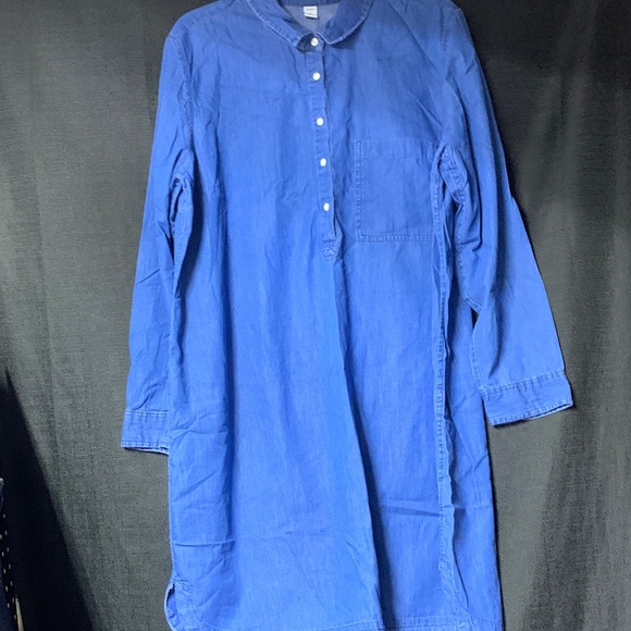 Old Navy Dresses & Skirts - Old Navy Long Sleeve Blue shirt Dress XL